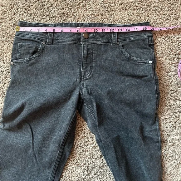 CAbi Womens Size 10 Jeans Pants BOOTCUT ONYX Dk GRAY BLACK DENIM Pants - Picture 6 of 9